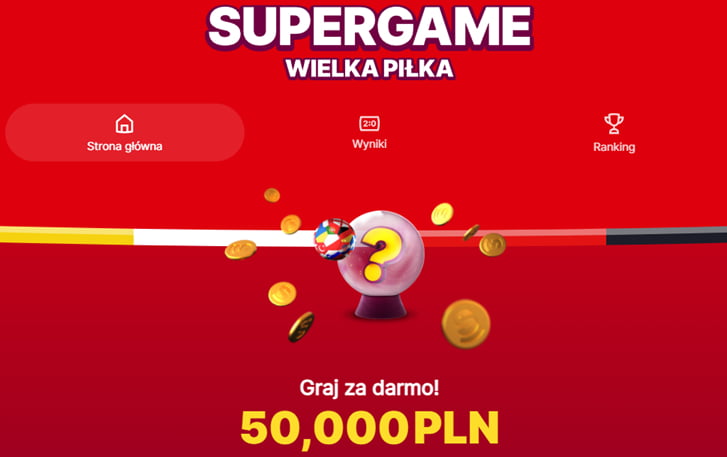 SuperGame w Superbet - graj za darmo o 50 000 PLN