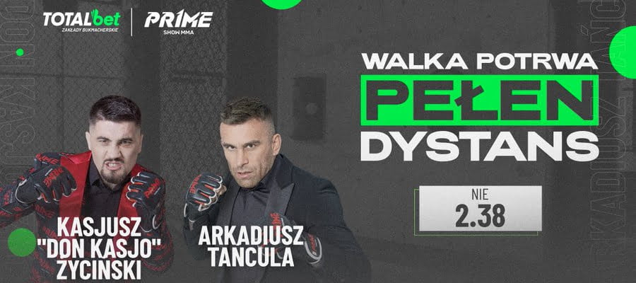 Prime Show MMA - zakłady bukmacherskie na pełen dystans