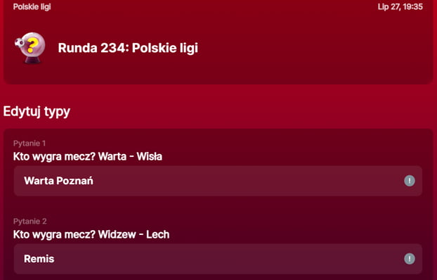 SuperGame w Superbet - typy bukmacherskie na 234. rundę (pytanie 1. i 2.)