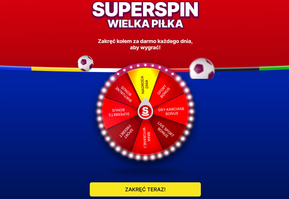 SuperSpin w Superbet - zakręć kołem za darmo każdego dnia, aby wygrać